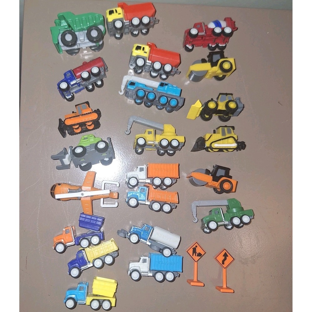 Driven by Battat POCKET SERIES CONSTRUCTION Lot of 24 Micro Style Plastic Toys